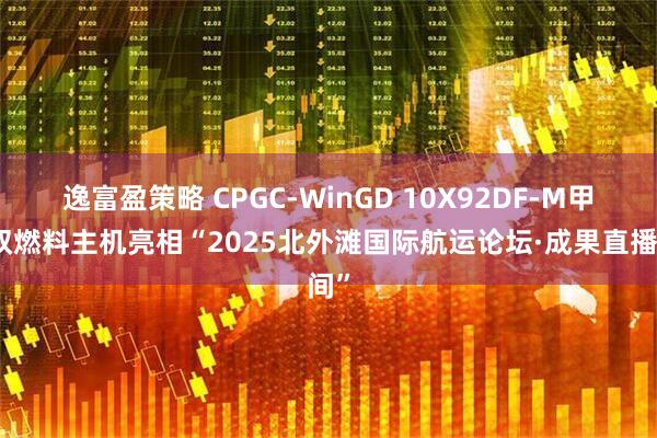 逸富盈策略 CPGC-WinGD 10X92DF-M甲醇双燃料主机亮相“2025北外滩国际航运论坛·成果直播间”