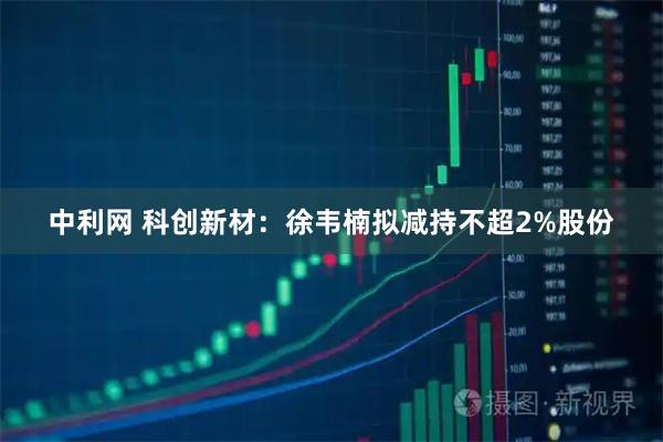 中利网 科创新材：徐韦楠拟减持不超2%股份