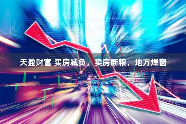 天盈财富 买房减负，卖房断粮，地方焊窗